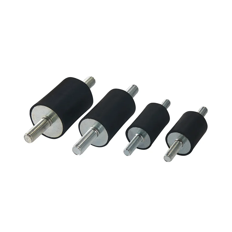 2PCS M3/M4/M5M6 Rubber Steel Mounts Anti Vibration Shock Damper for Air Compressors Water Pump Welding Machine