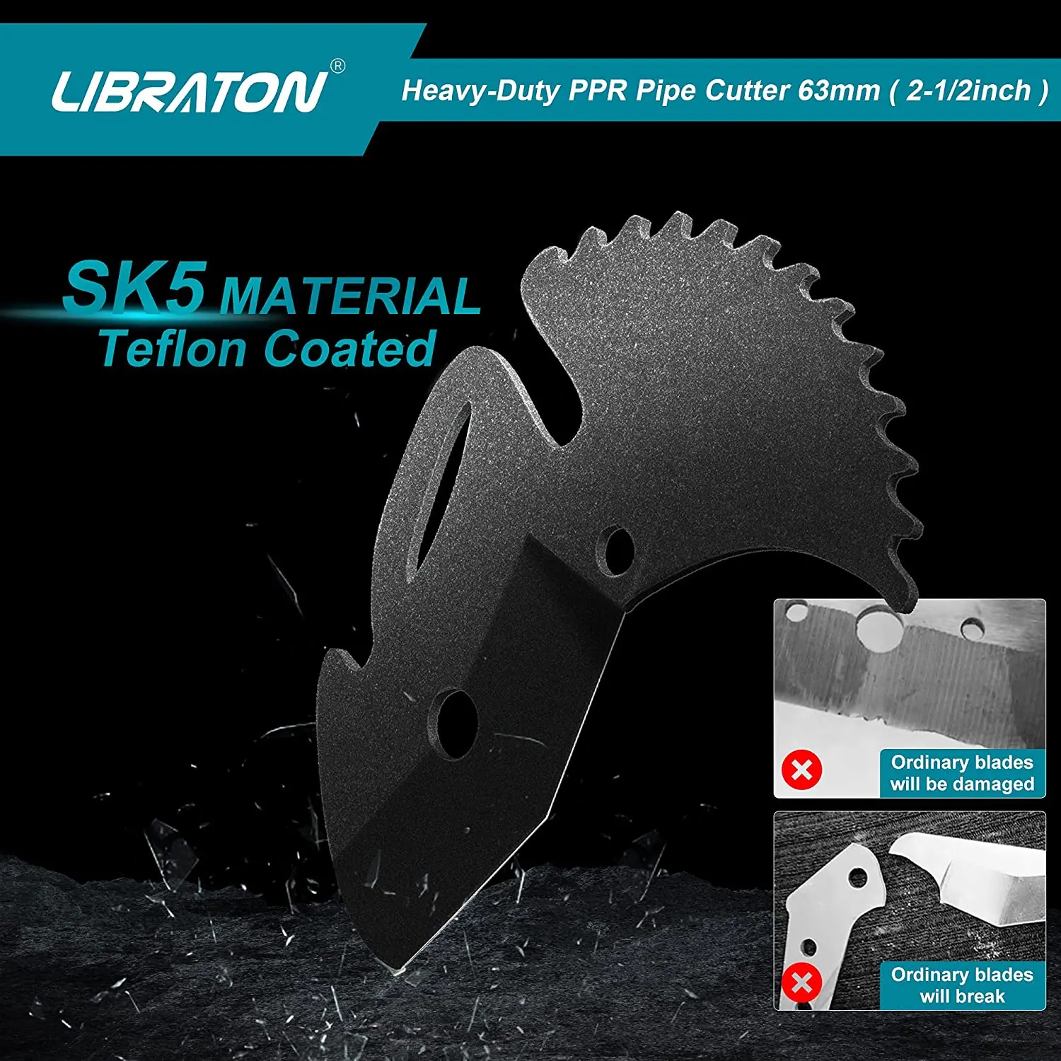 Libraton 1pcs Pipe Cutter Replacement Blade (Up to 2-1/2\