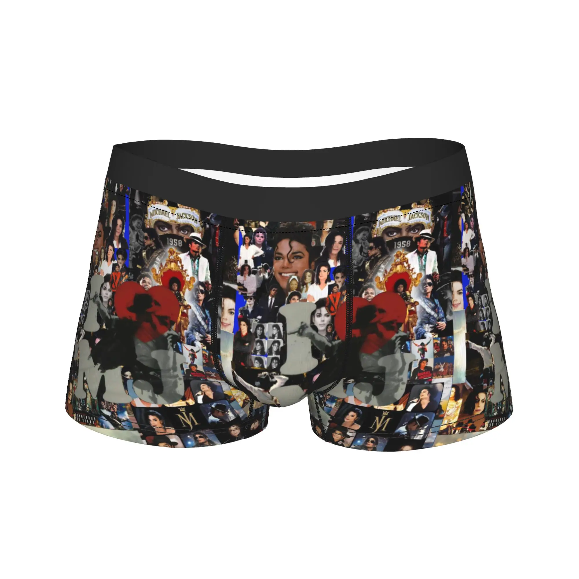 

Dancer Michael Jackson Thriller Musician Underwear King of Pop Music Moonwalker Movie Boxershorts Trenky Man Panties Boxer Brief