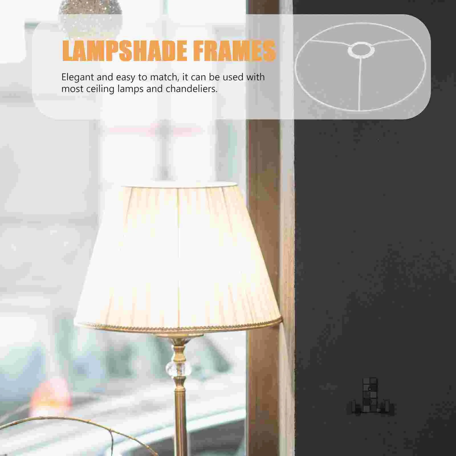 Vloerlamp Schaduwhouder Lampenkap Frames Vintage voor Hanglamp Metalen Ring Ondersteuning Lampen