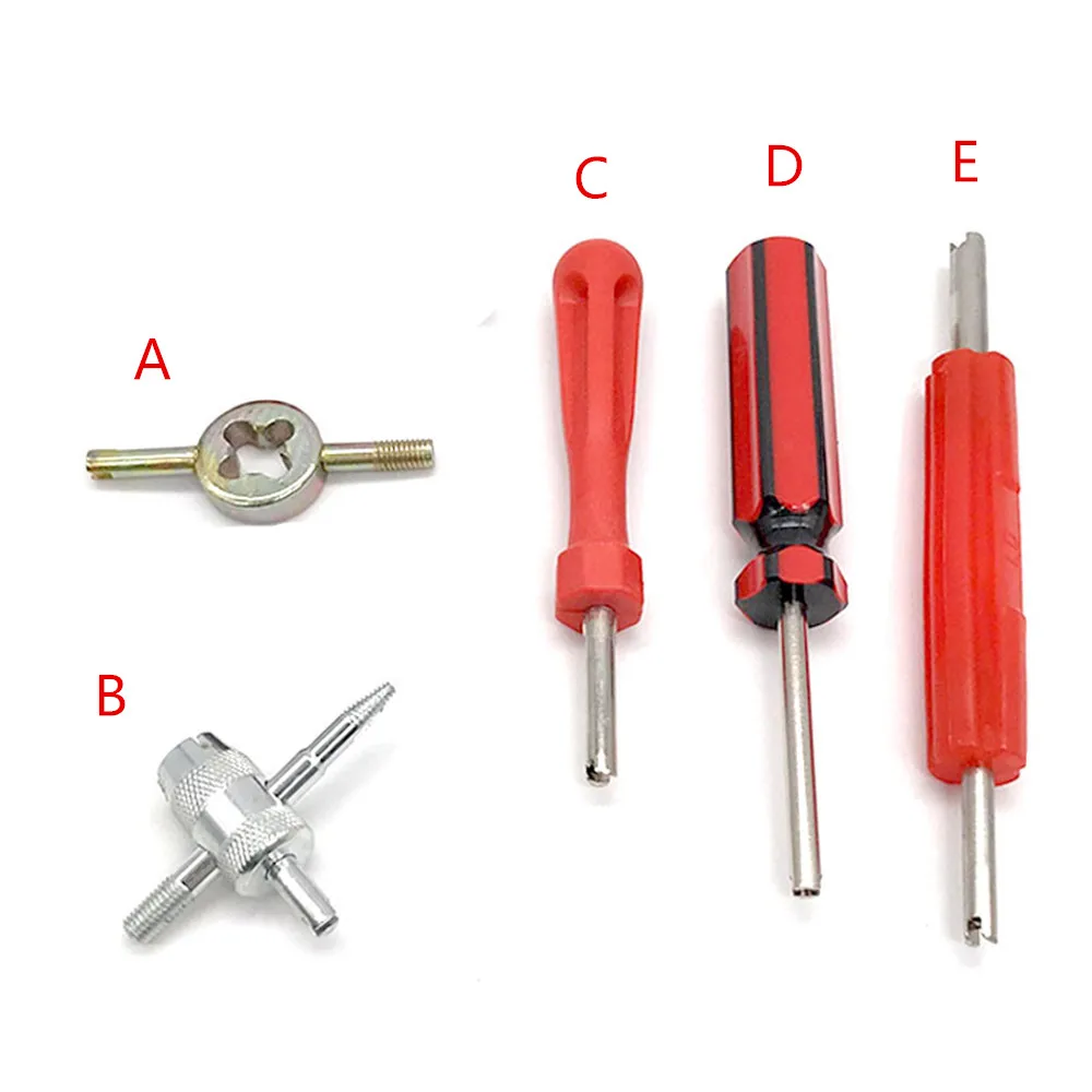 

Tire Repair Tools Valve Core Removal Installer Wrench Dual Head For Car Tyre Air Conditioning Valve Core Driving