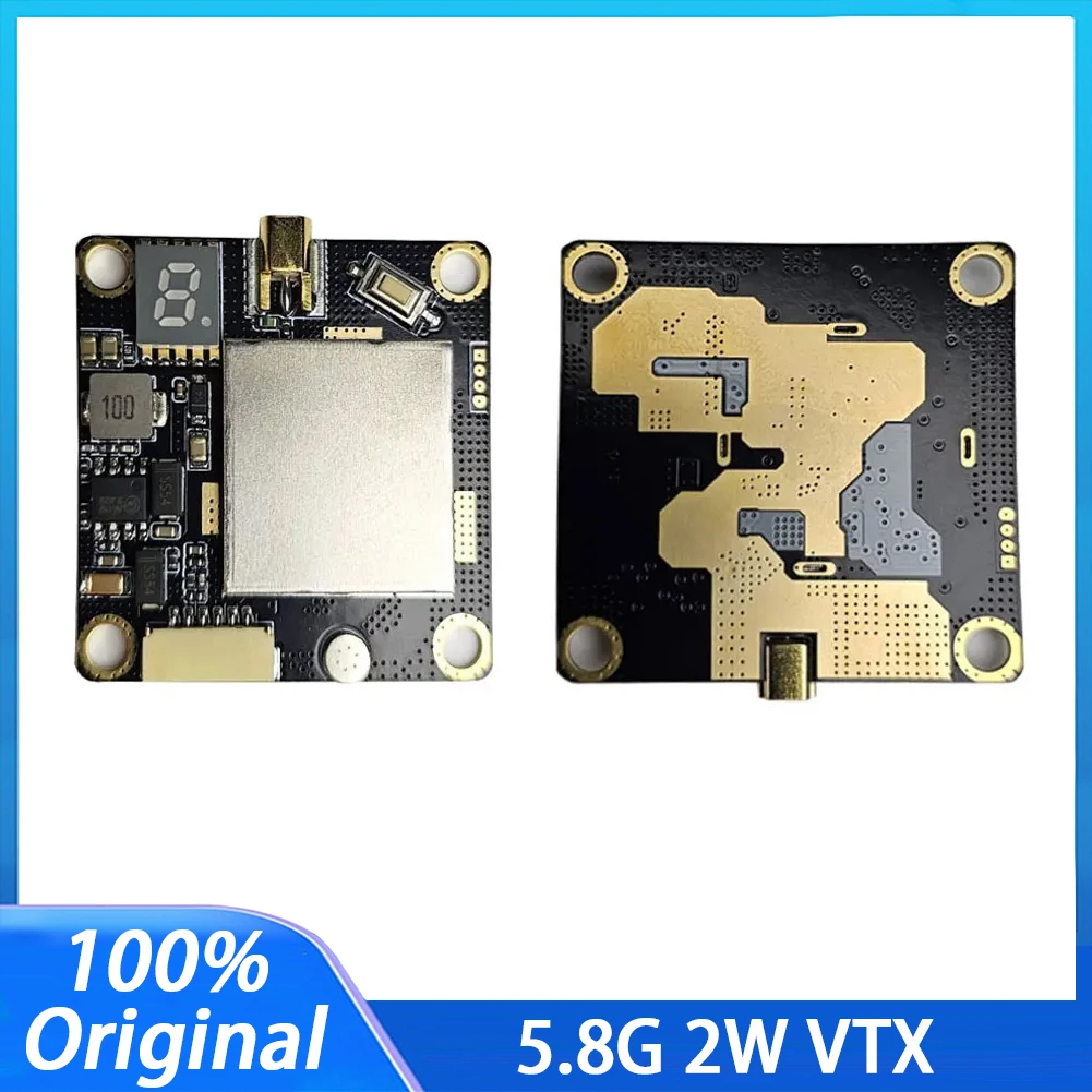 

5.8G 2000mW(2W) High-Power FPV VTX Video Audio Transmitter for UAV Aircraft Drone Long Range