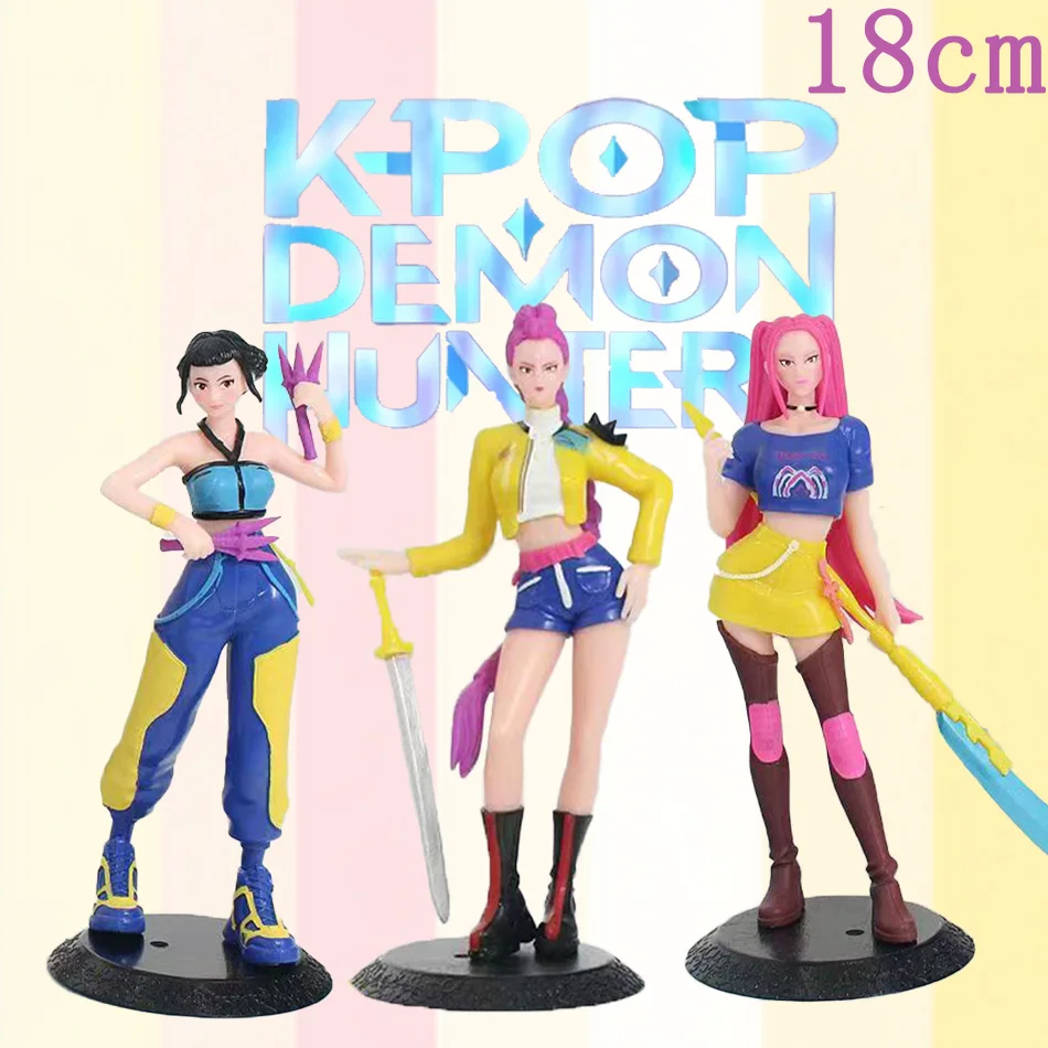 

2026 anime kpop Demon hunters Witch Hunter Group High appearance Glue doll doll Girl's heart Decorative doll Holiday Gifts