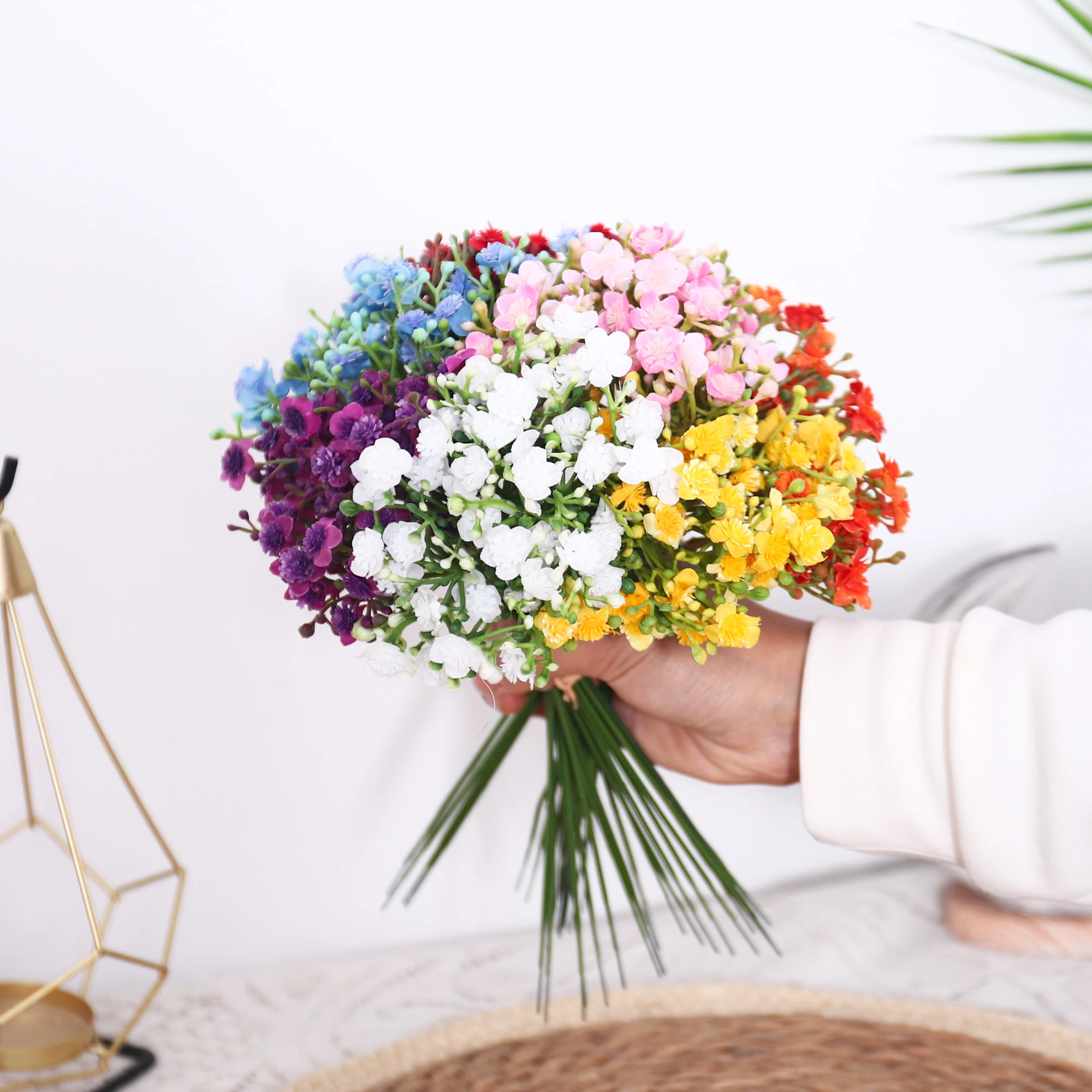 Künstliche Baby Atem Blume Kunststoff Gypsophila Hause Tisch Vase Dekoration Gefälschte Blume Hochzeit Weihnachten Party Garten Ornamente