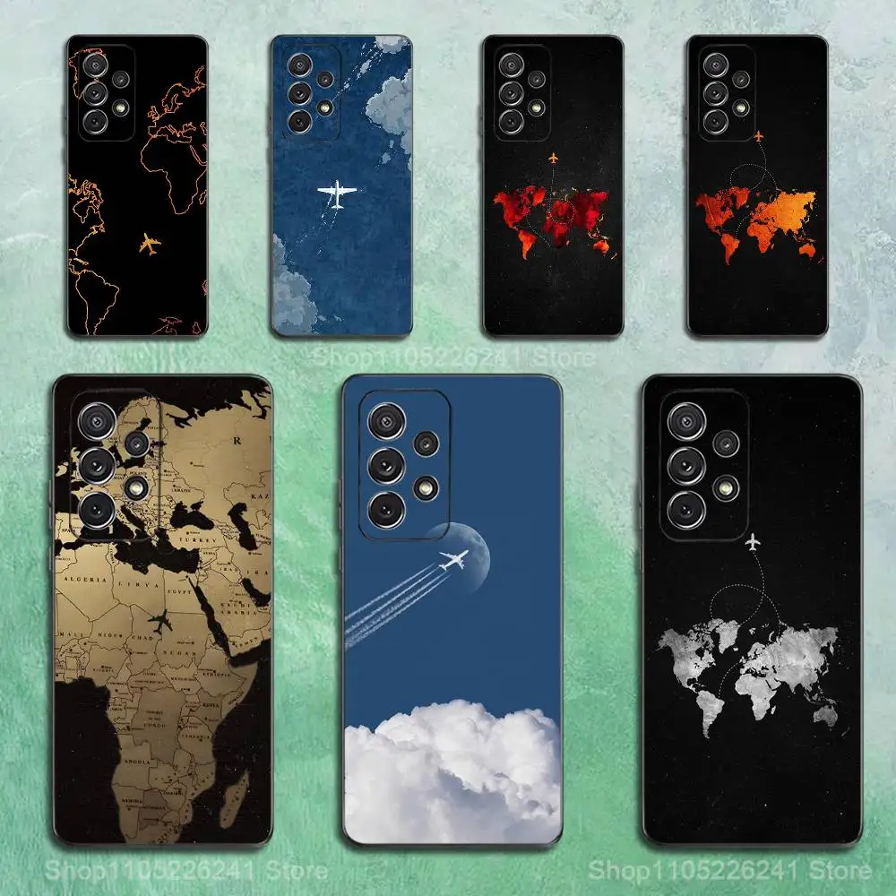 حافظة لهاتف سامسونج S9,S10,S20,S10,S21,S25,S24,S23,Ultra,FE,Plus,Lite,Soft غطاء أسود من السيليكون الناعم