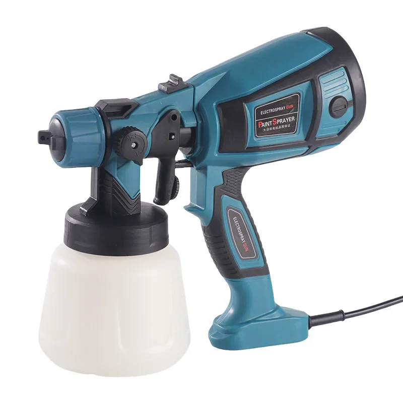 

1400ML Electric Spray Gun 850W High Power Paint Sprayer Home DIY Auto Furniture Steel Coating Airbrush with 5 Nozzles