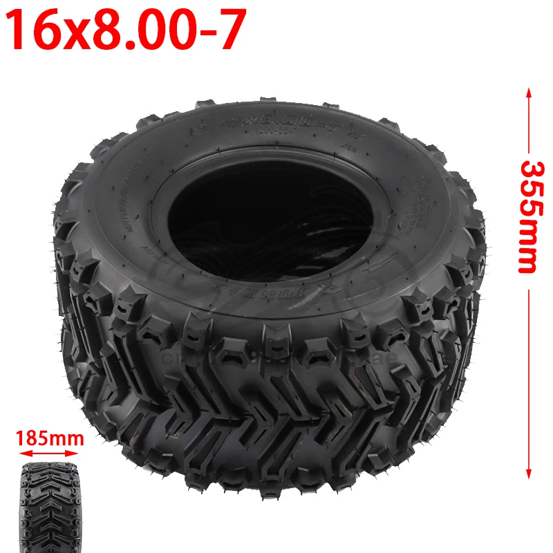 16X8-7 (200-55-7) vacuum tires are suitable for tubeless tire parts of sightseeing car snowplow four-wheel ATV