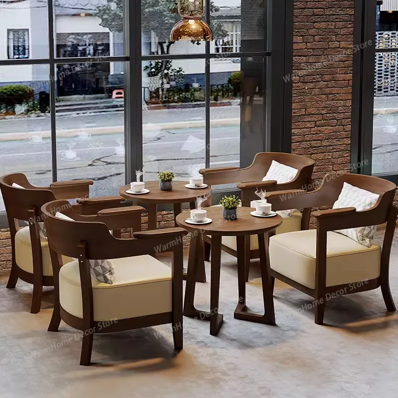 

Wooden Restaurant Café Tables Modern Living Room Bedroom Hotel Café Tables Balcony Design Furniture Salontafel Ls40kfz