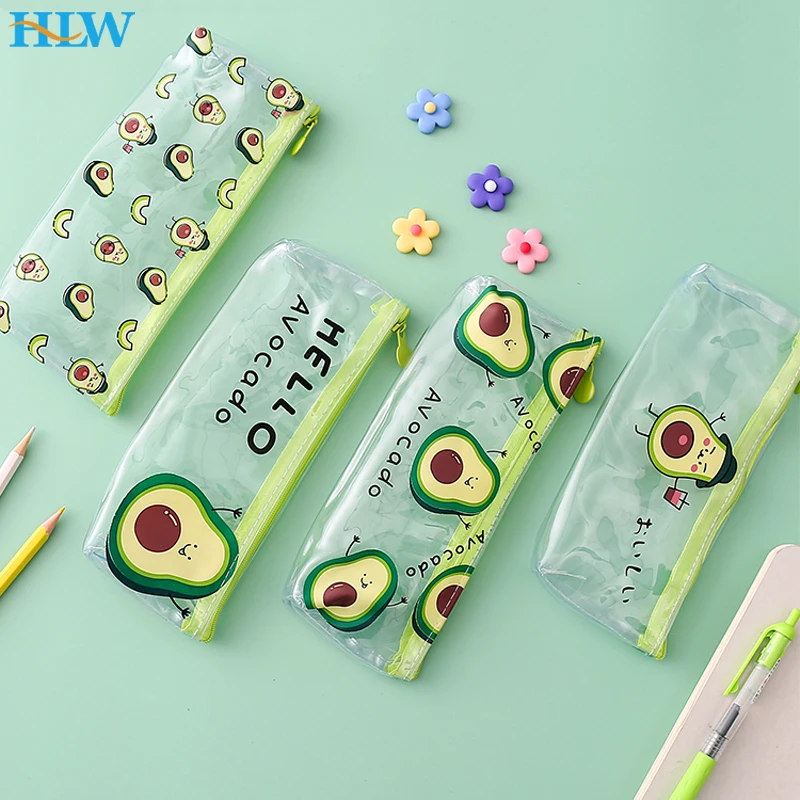 Avocado Pencil Case School Pencil Box Pencil Case Pencil Bag School Supplies Stationery