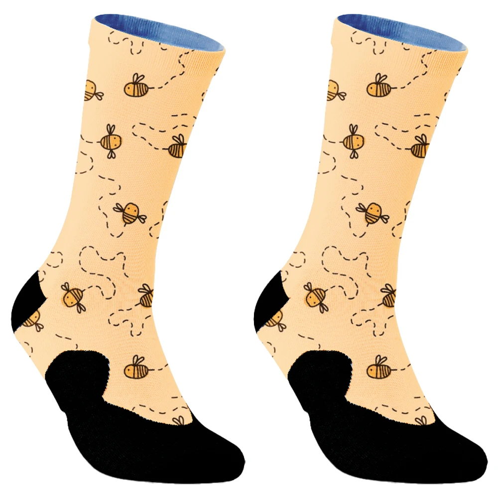 2024 neue Rad socken Frühling/Sommer personal isierte Cartoon ab Mode Socken kreative Cartoon Paar Baumwoll socken