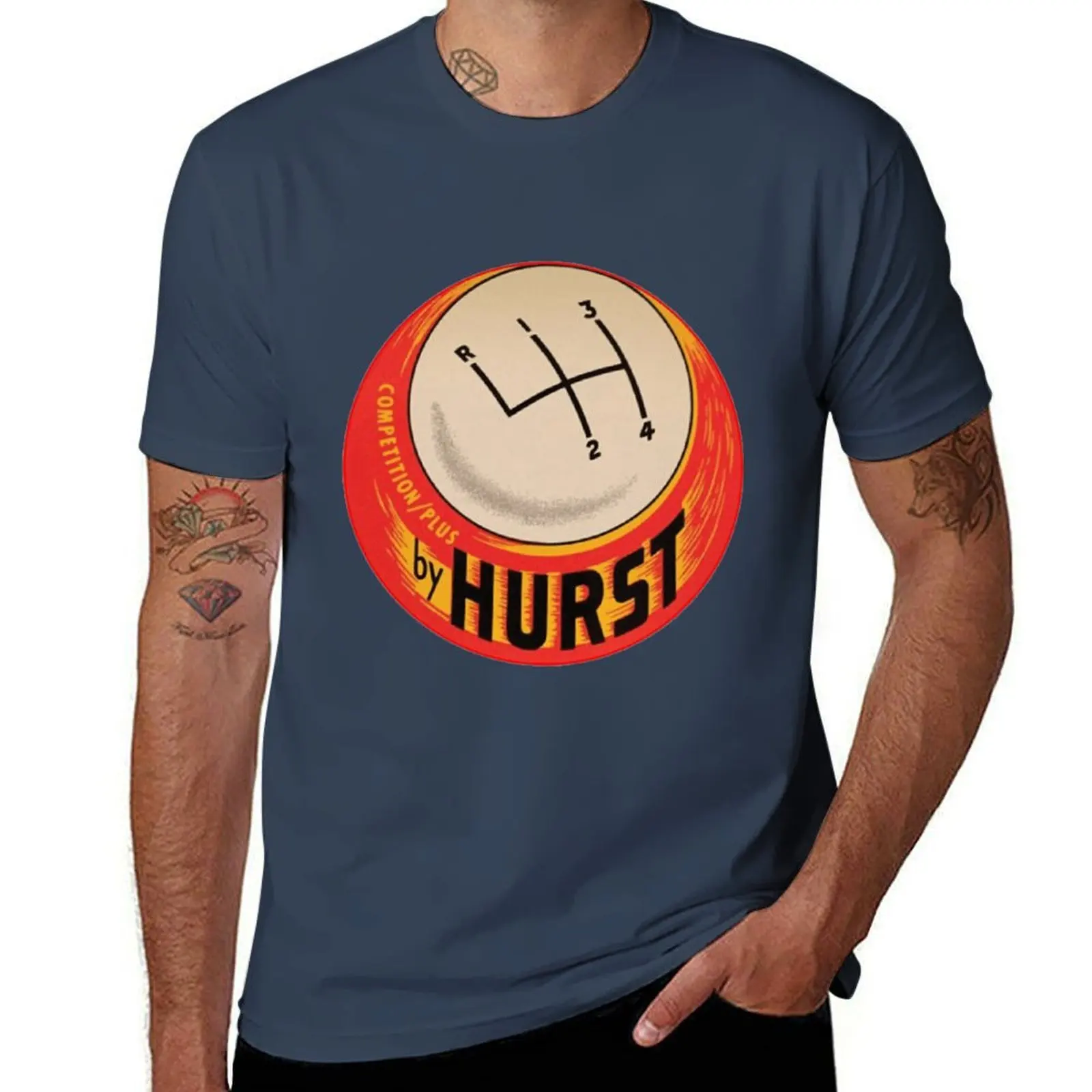 

Essential Hurst . Shift Vintage Knob T-Shirt Casual Everyday Wear T-Shirt