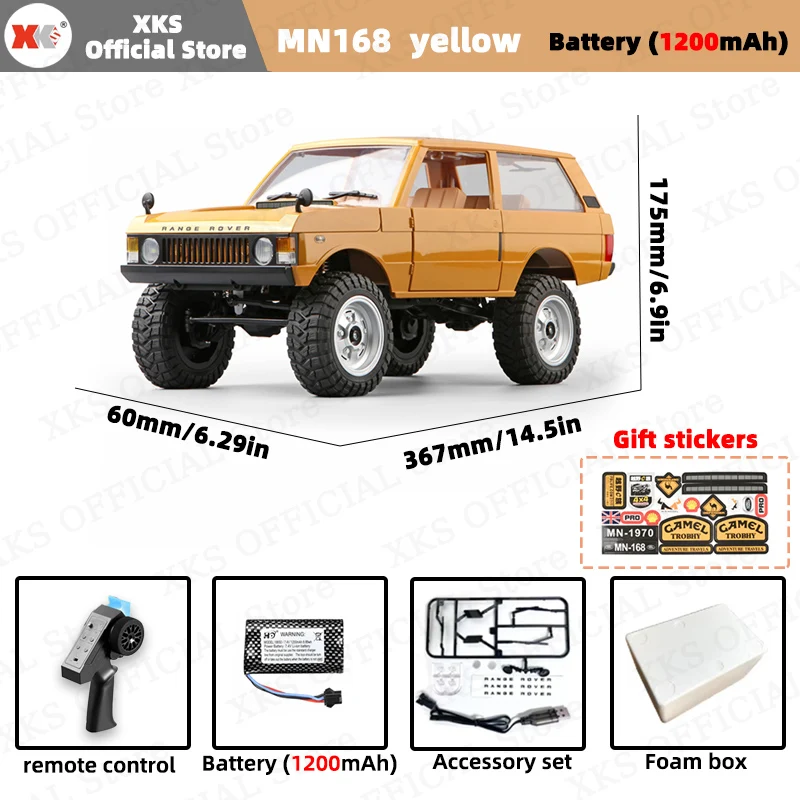 MN168 RC Auto 1:12 Volledige Schaal RTR Versie MN Model 2.4G 4WD 280 Motor Proportionele Off-Road RC Afstandsbediening Auto voor Jongens Geschenken