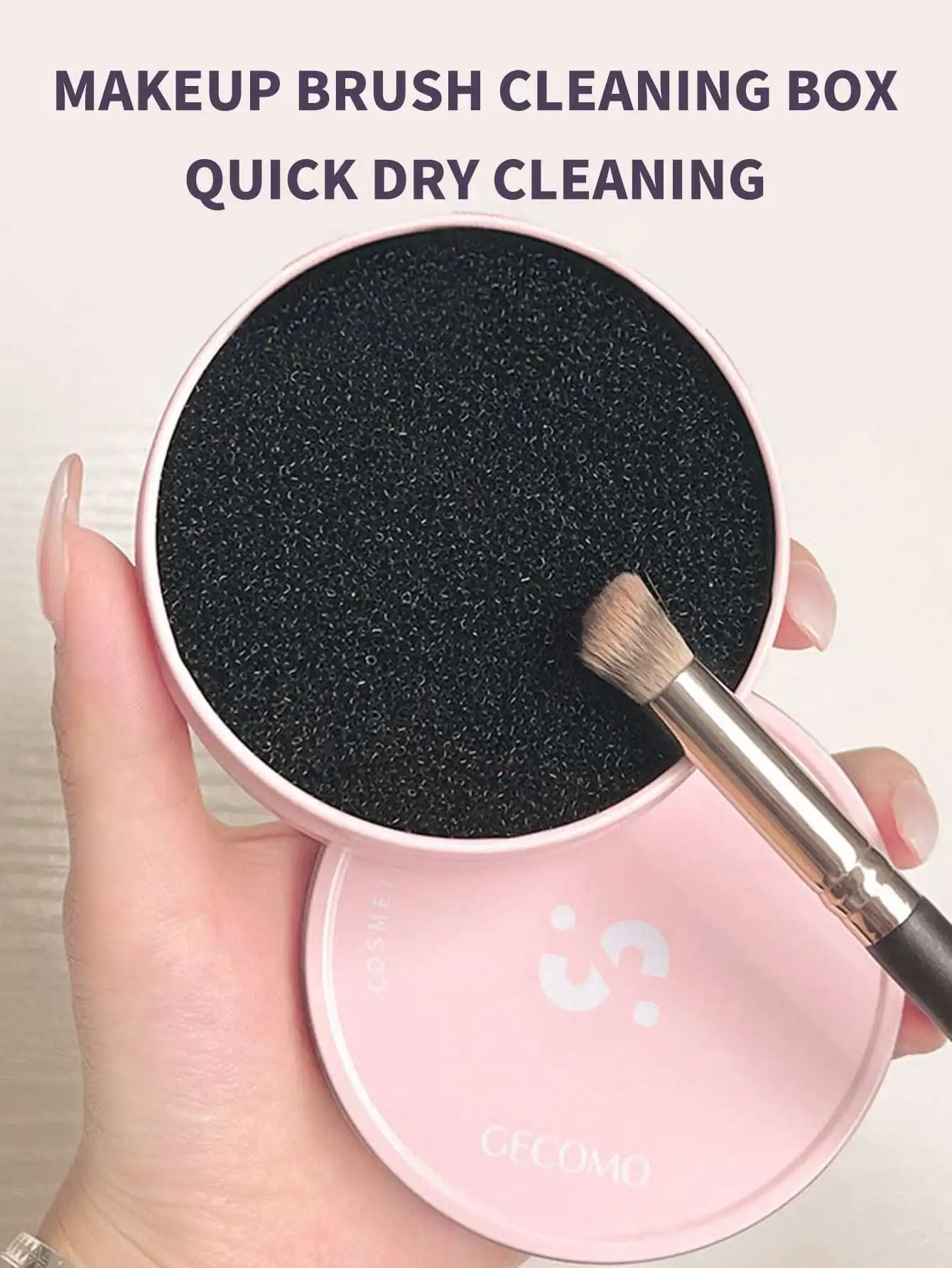 Quick Dry Makeup Brushes & Sponges Cleaner Box, Remove Makeup Residues Without Water, Portable Size & Non-Damaging To Brush S,Makeup,Cheap,Room Decor,Vanity,Travel,Bedroom,Makeup Accessories,Cheap,Stocking Stuffers,Makeup,Makeup Tools,Cheap Stuff,Gifts,Gi