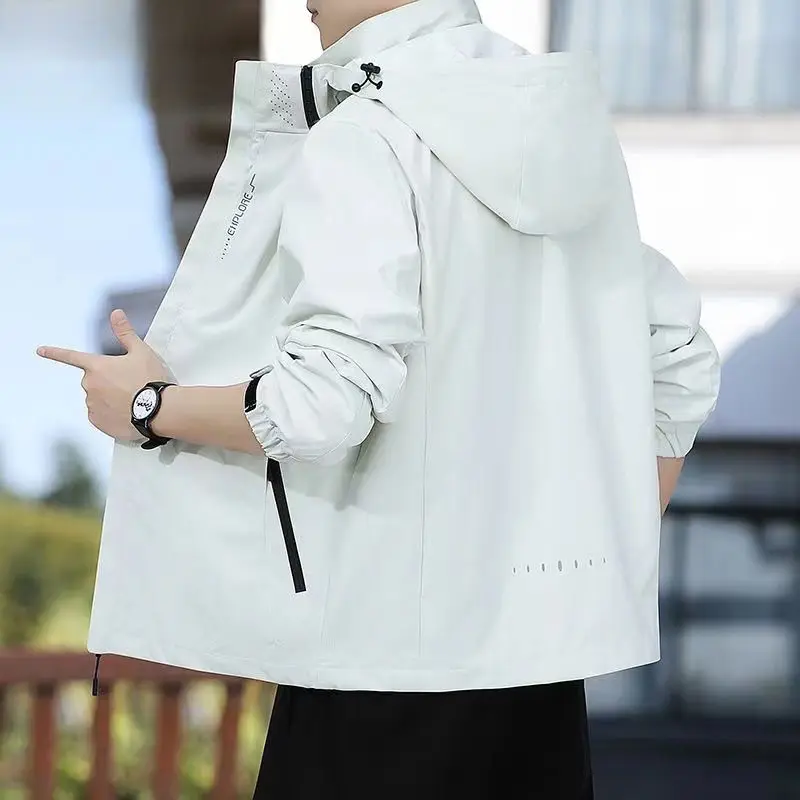 Unisex Three-in-One Detachable Outdoor Casual Windproof Waterproof Spring Autumn New Style Hiking Camping Travel Jacket Coat