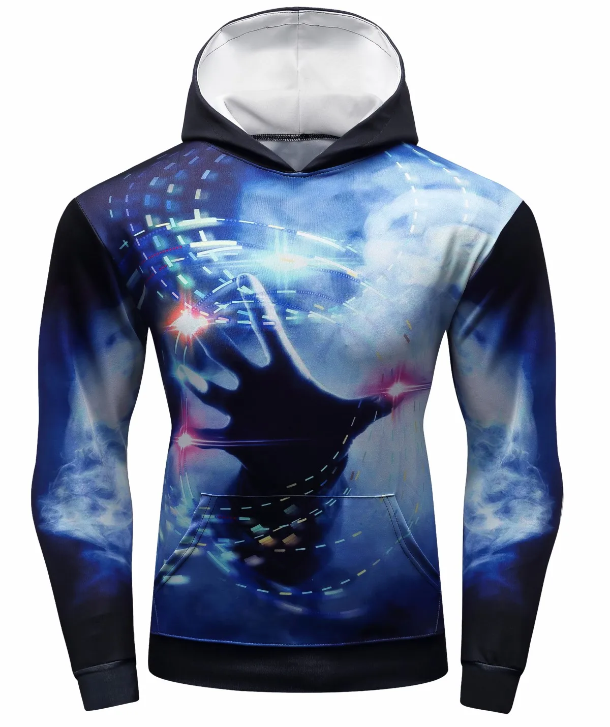 Men's Pullover Hoodie Sweatshirt 3D Printed Adult Graphic Hooded Sweater Outwear Athletic Hoodies with Pocket （057）