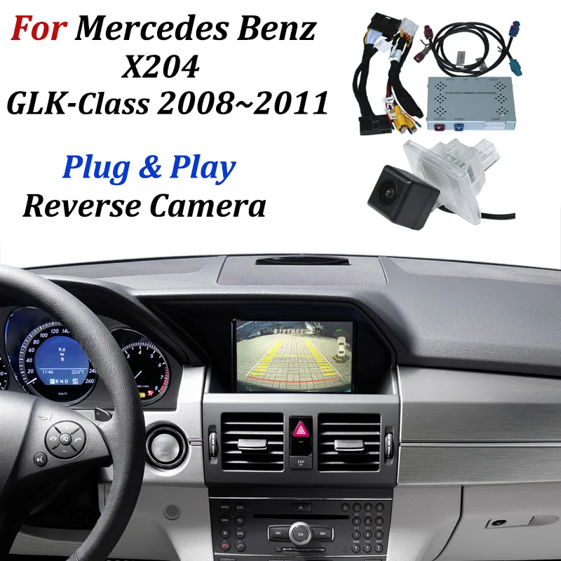 

Front Rear Parking Camera For Mercedes Benz GLK Class X204 2008 2009 2010 2011 OEM Screen Upgrade Rearview Bacup Camera Decoder