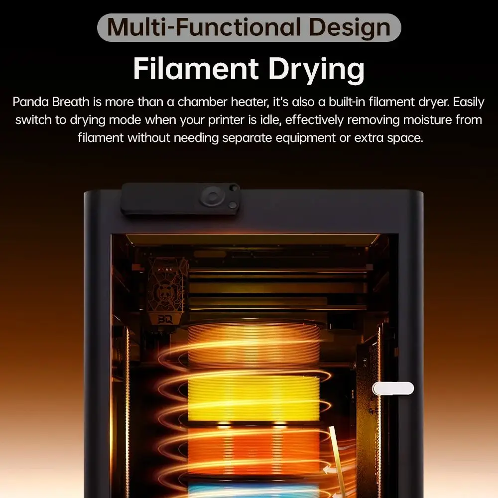 

BIQU Panda Breath 3D-принтеры Smart «все в одном» без опорного нагревателя для сушки нити для Bambu Lab P1S P1P X1C A1
