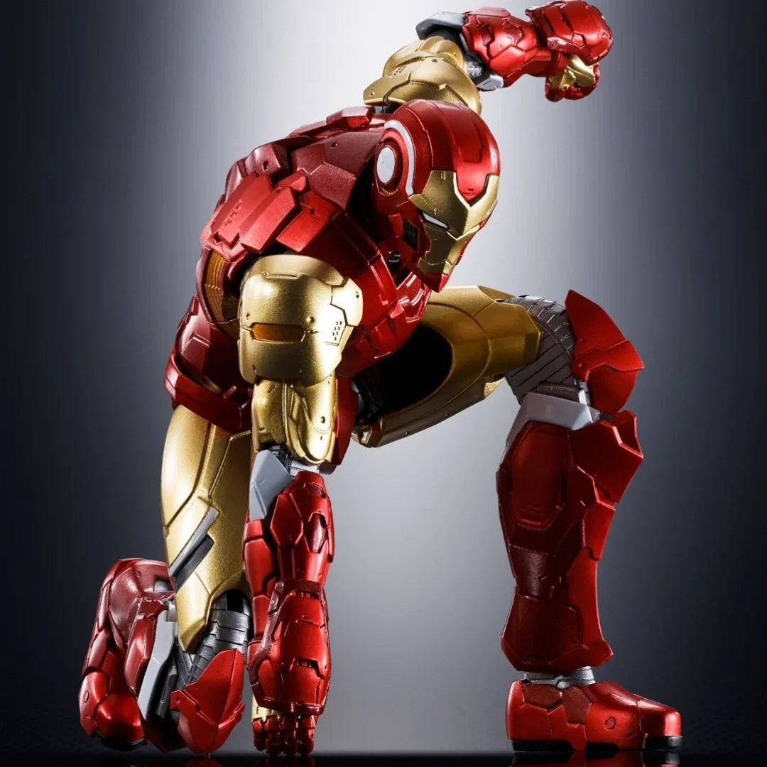 

Bandai Shf Marvel Seizumi Rongyi Comics Avengers, Iron Man，captain America, Wolf Uncle Venom Symbiosis, Desktop Decoration