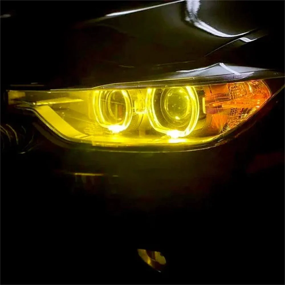 Yellow Angel Eye DRL Boards For 2012 -2015 BMW 3 Series F30 F31 F34 320i 328i Pre-LCI Xenon Headlight Red Daytime Light