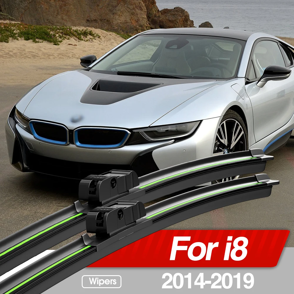 

For BMW i8 2014-2019 Front Windshield Wiper Blades 2pcs Windscreen Window Accessories 2015 2016 2017 2018