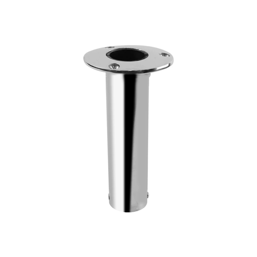 Marine Heavy Duty Stainless Steel Boat Cast Fishing Rod Holder Oval 15°/30°/90° with PVC inner Boat Hardware