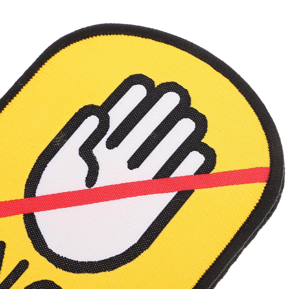 

3pcs Hook Loop Patch For Leash Pet Warning Tags Don'T Touch Sign Reusable Waterproof Hang Tags Dog Cat Outdoor Safety