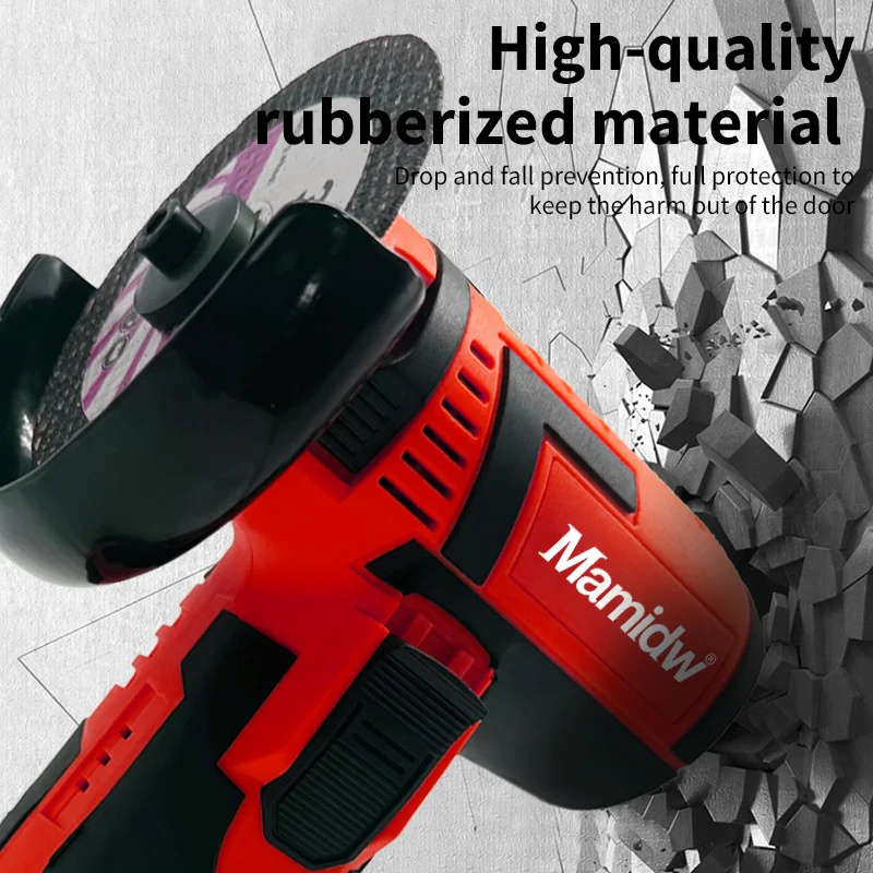 Mamidw Bezkartáčová elektrická úhlová bruska Elektrická bruska a řezačka Dobíjecí leštička pro Milwaukee 12V baterie - náhled 4