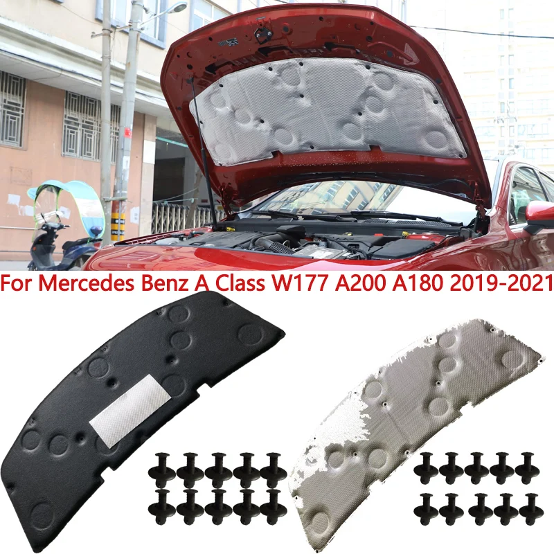 tapis-insonorise-pour-capot-de-moteur-avant-mousse-d'isolation-thermique-coussin-en-coton-pour-mercedes-benz-classe-a-w177-a200-a180-2019-–-2021