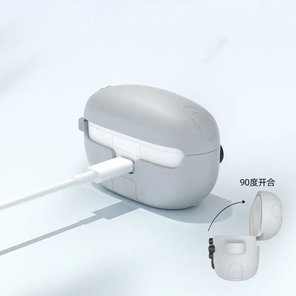 علبة سماعة أذن بوحدة تحكم في الألعاب الكرتونية ، علبة شحن سماعة رأس سيليكون لينة ، حافظة واقية ، ساخنة ، لطيفة ، مناسبة لسوني ، XM5