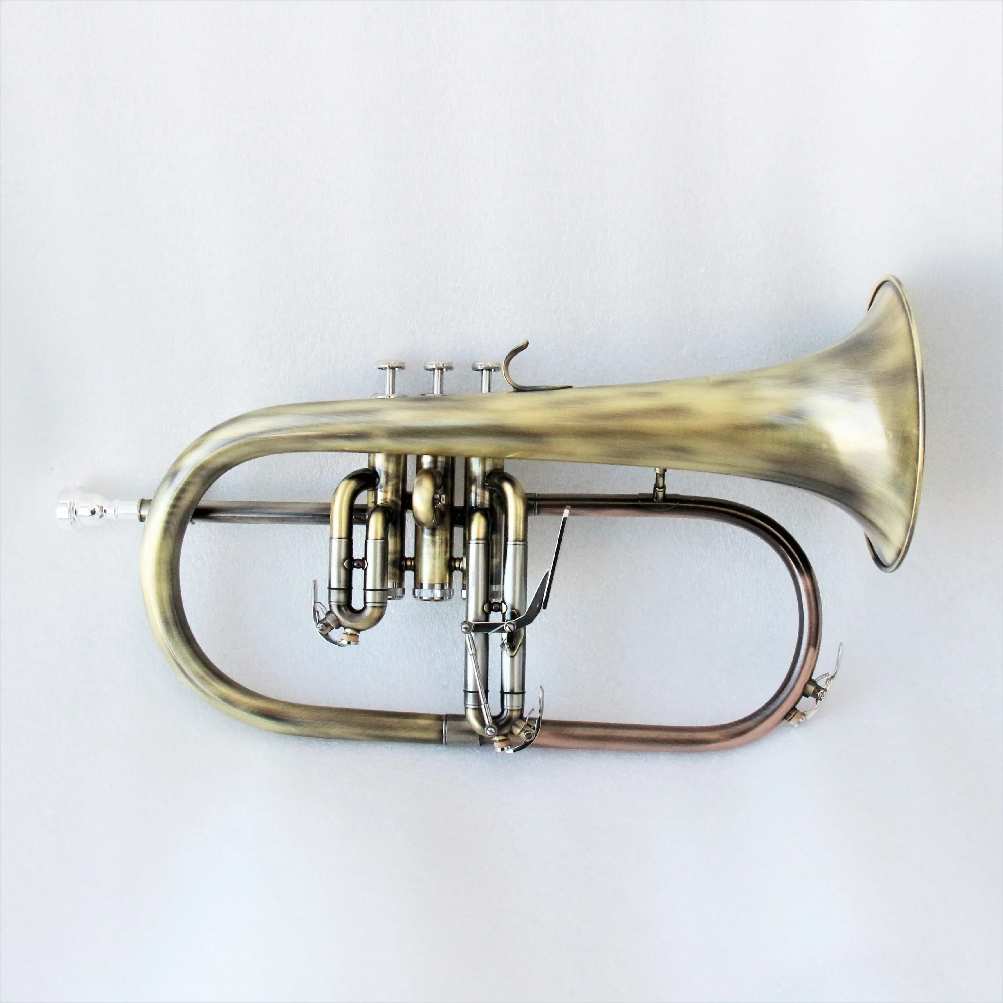 Antique Color  Flugelhorn For Sale Brass Body Bb Flugelhorn