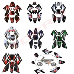 FOR HONDA CRF70 MOTOCROSS GRAPHICS STICKERS DECALS KIT DIRT PIT PRO BIKES 150CC
