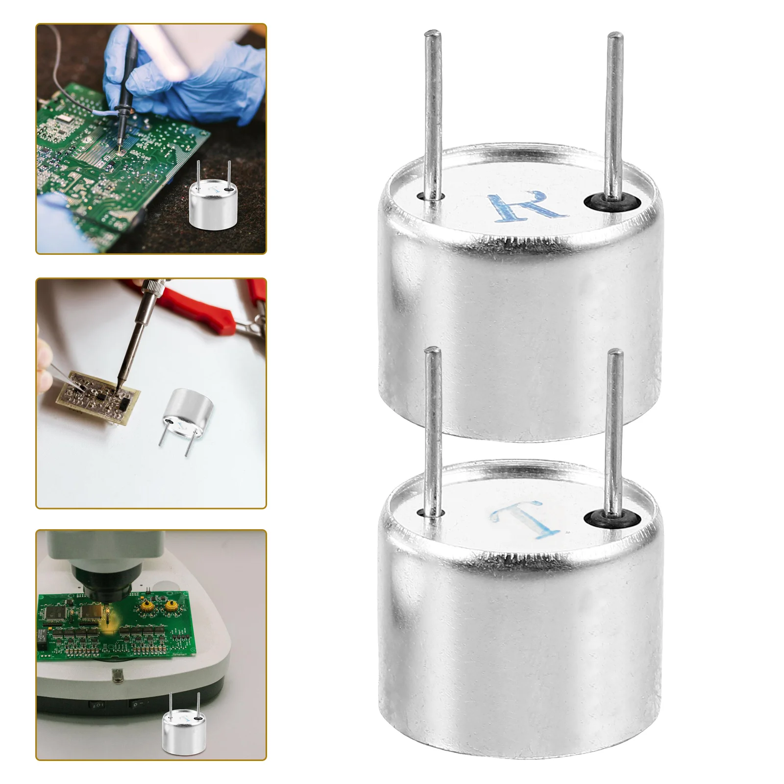 

16mm Ultrasonic Sensor Transducer Probe 40khz Transmitter Receiver Module Iron Material Automation Equipment Robot Kits Split