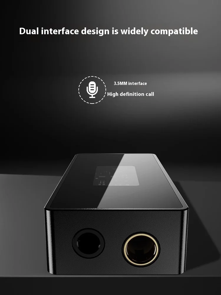 TRN Black Pearl Portable Hi-Fi Digital Audio Decoder DAC 3.5+4.4 Output Dual CS43131 PCM 384kHz 32Bit DSD256 Earphone Amplifier