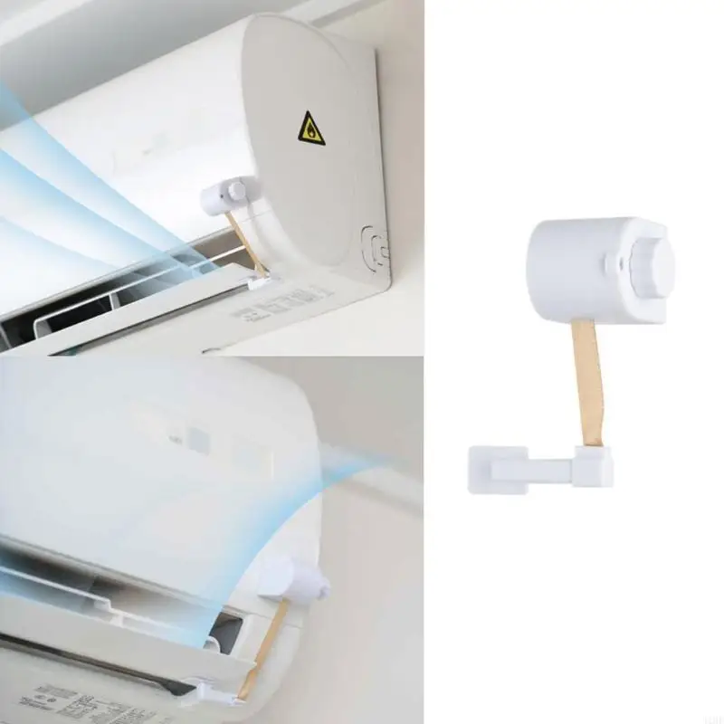 J1HF Air Conditioner Wind Direction Deflector Controller Accessories Adjustable Swing Blade Controller for Home Shops Bedroom