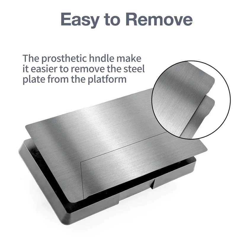 Flexible SLA Magnetic Plate 223x126mm Anycubic Photon P1 Easy to Ramove Model Steel Sheet +Good Adhesion Hot Bed Sticker