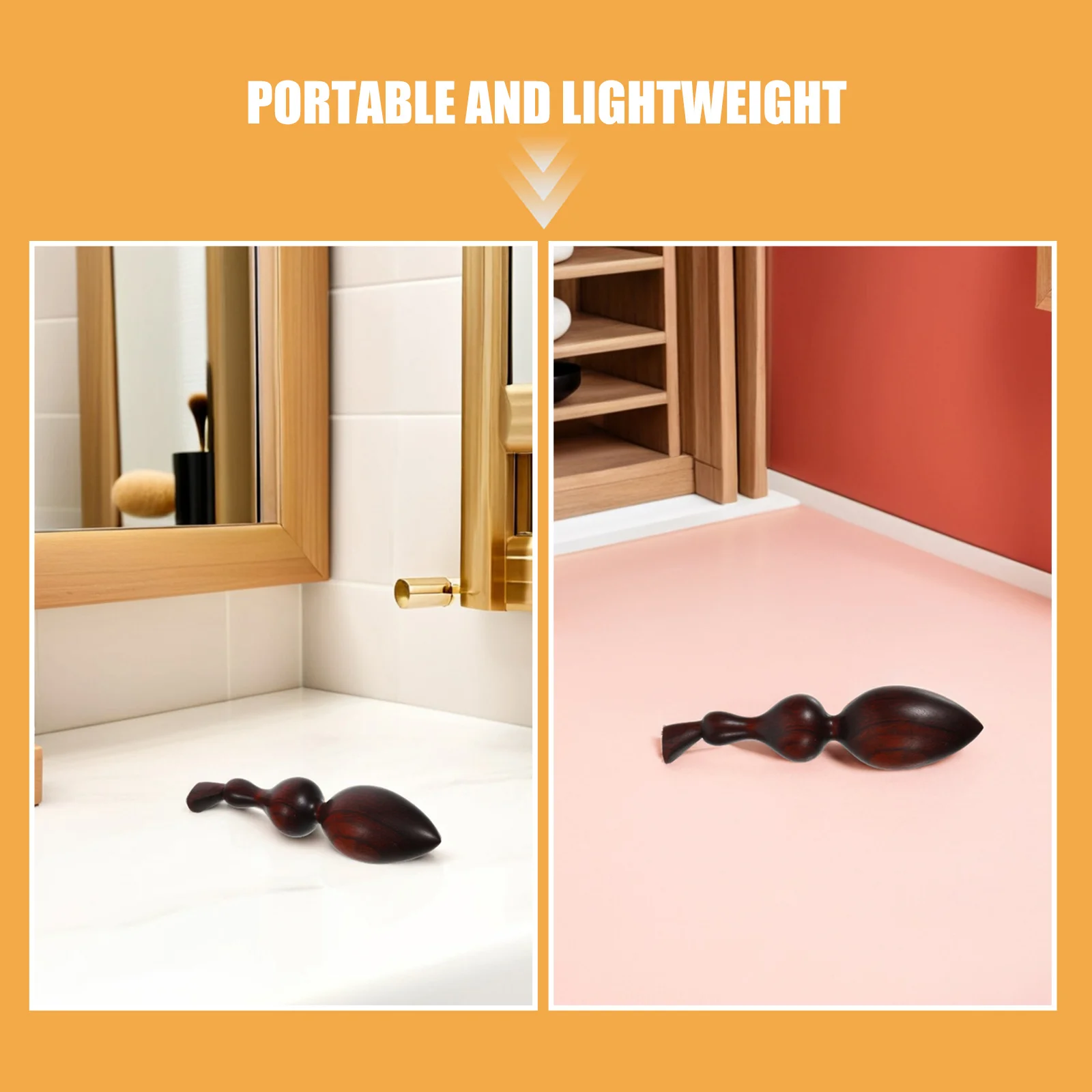 قطعتان من أدوات تدليك خشب الصندل الأرجواني - عصا كشط من الخشب الطبيعي لعلاج نقطة الزناد - جواشا محمولة باليد للوجه والجسم #3