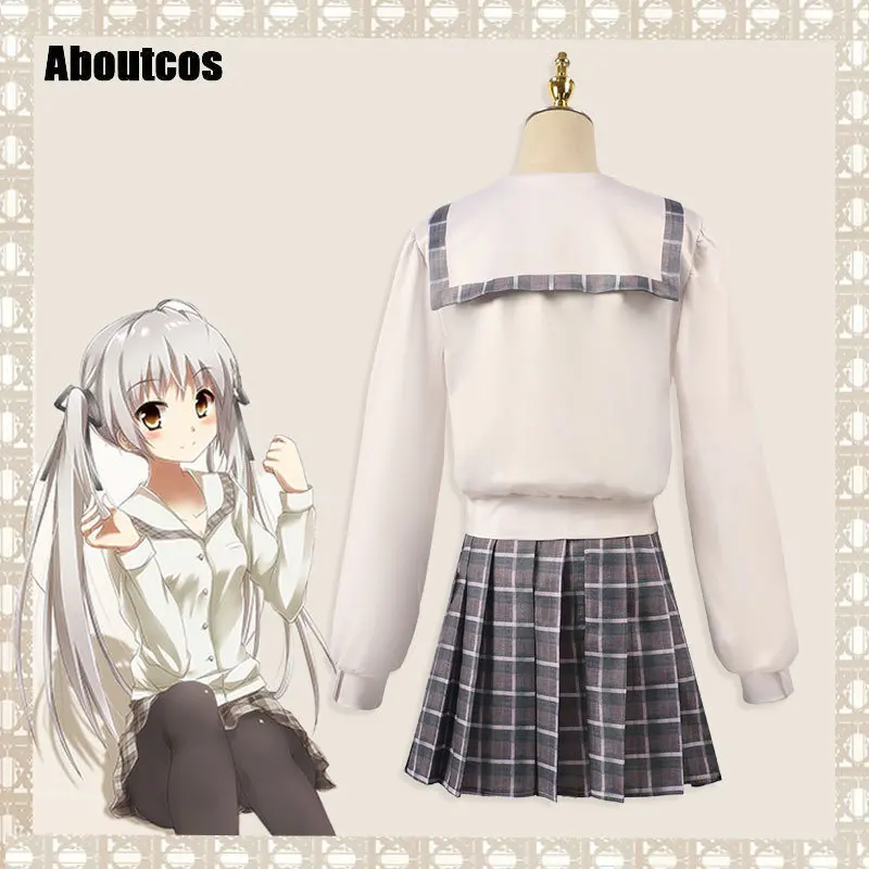 Aboutcos Anime Kasugano Sora Yosuga No Sora w samotności, gdzie jesteśmy najmniej sami przebranie na karnawał szkolny marynarz JK jednolity garnitur