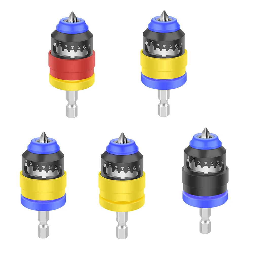 

Metal Adjustable Depth Stop for Screwdrivers Featuring Depth Control and Safety Clutch to Prevent Over Tightening