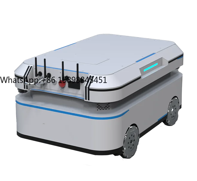 Bereit zur Verwendung einer omnidirektionalen AGV/AMR-Plattform |   200 kg Tragkraft, Federaufhängung, anpassbar