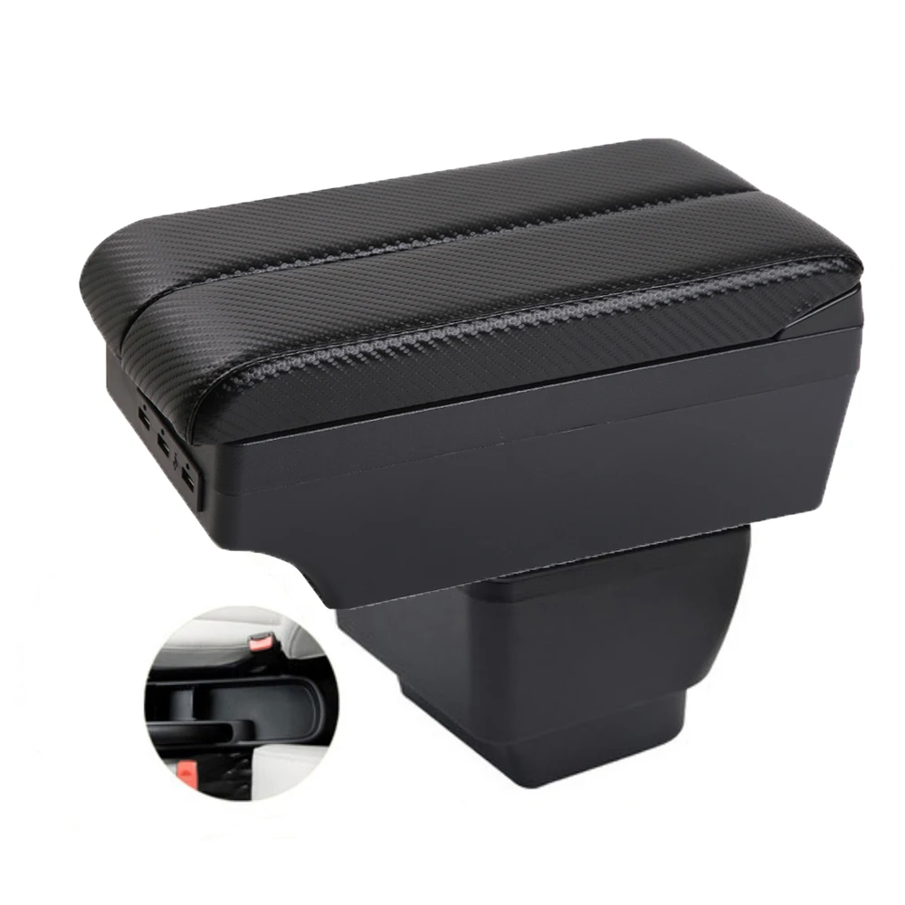 For MAZDA 2 Armrest Box MAZDA 2 Demio Storage Box Arm Bracing central control panel elbow support for drivers