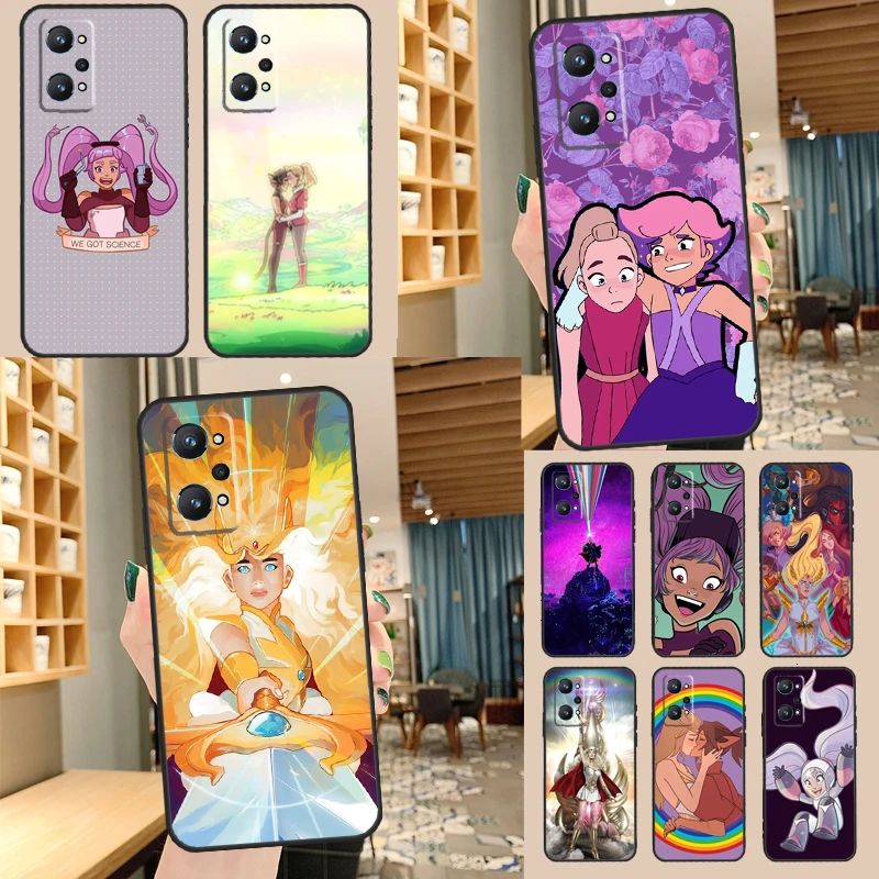 She Ra Princess of Power For Realme C55 C35 C33 C31 C30 C25 C21Y C15 C11 GT Neo 5 3 2 Realme 9 10 11 Pro Plus Case