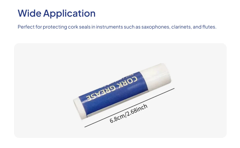 Universal Cork Grease Wind Musical Instrument Lubricant Clarinet Saxophone Oboe Flute Maintenance for Performers