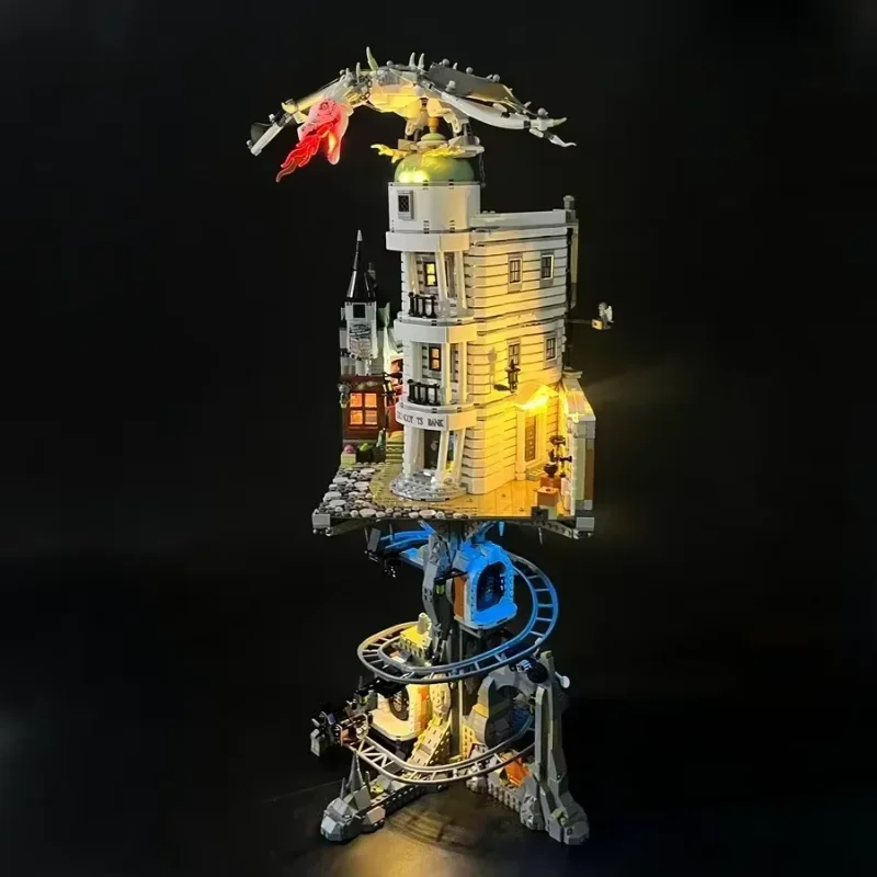 Hot Street View Model Wizarding Bank Collectible Building Blocks Sets Particles Suitable For Friends Christmas Gifts image 3