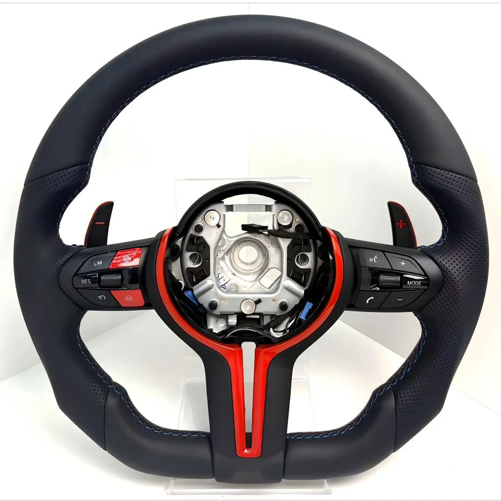 Blauw Rood M Sport Stuurwiel voor BMW F01 F06 F10 F11 F12 F20 F21 F22 F25 F26 F30 F31 F32 F33 F34 F36 M3 F80 M4 F82 M5 F90
