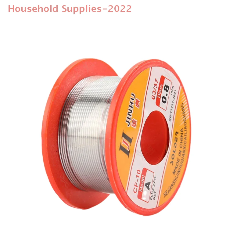

High Purity Tin Line 50g Wire Solder Ingest Flux Reel Welding Line Lead Rosin Core Tin Wire For Repair Low Melting Point