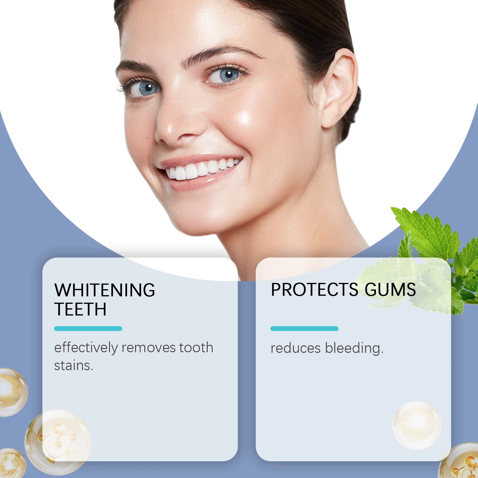 

Пробиотический порошок для отбеливания зубов, удаление пятен, восстановление эмали, свежее дыхание, гигиена полости рта, чистящий порошок для отбеливания зубов