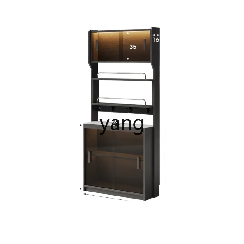 LH small apartment dining side cabinet against the wall integrated locker medium antique ultra-thin wall side cabinet