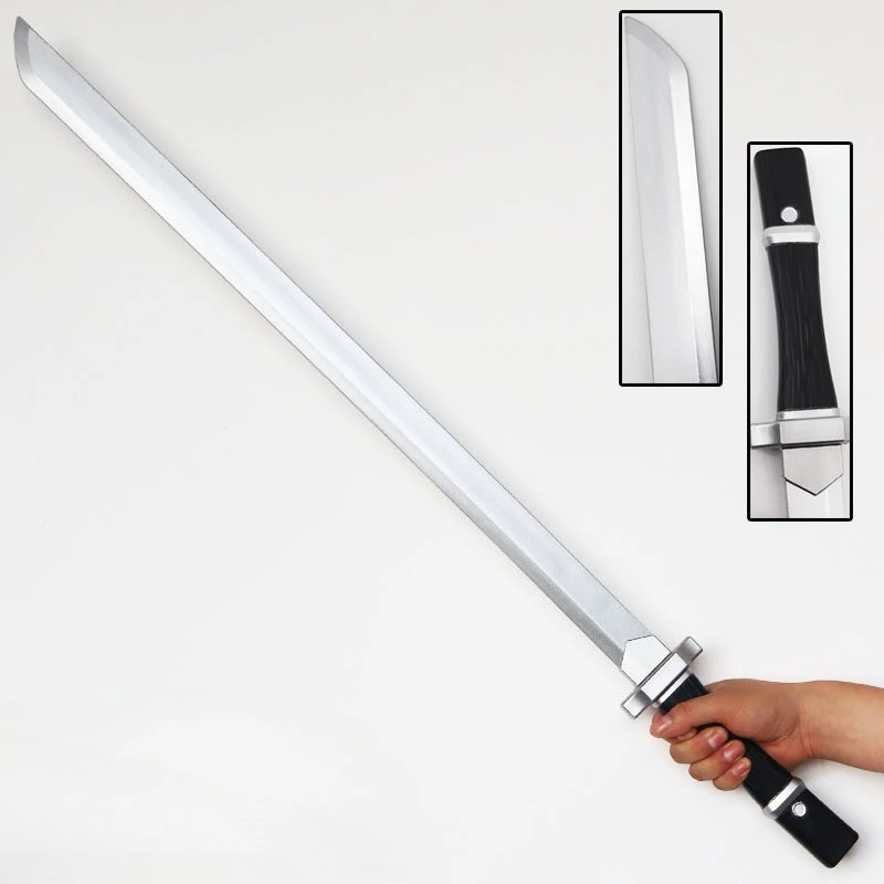 100cm/33.37in Medieval Sword PU Game Peripherals Cosplay Samurai Katana Model Props Outdoor Toys Ornaments Crafts Boyfriend Gift
