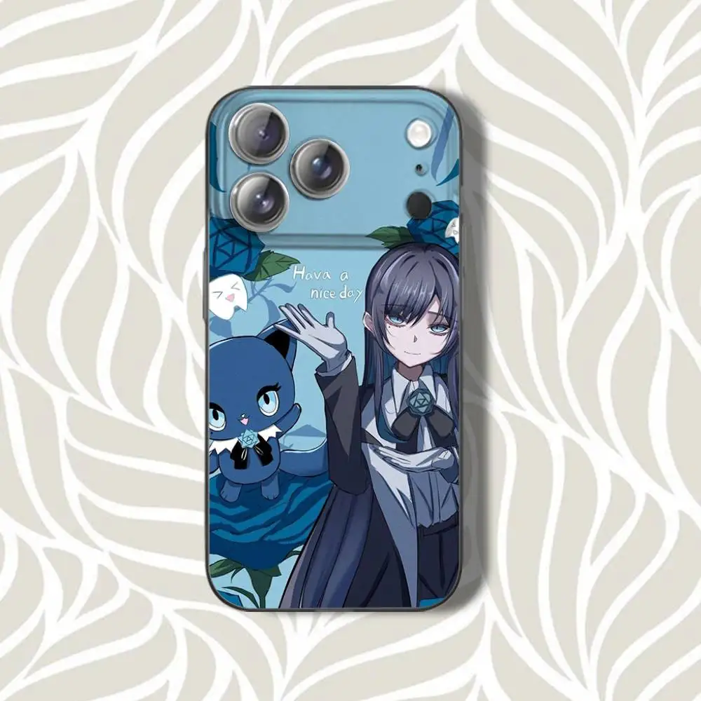 شعبية A-Ado Kyogen U-Uta آيفون 17,12,11,14,13,15,16,Plus,Air,Pro,Max,E,Mini ل Magsafe المغناطيسي متجمد رمادي جراب هاتف