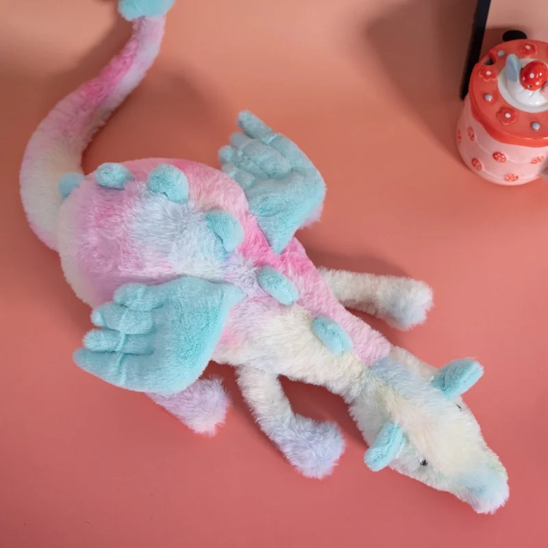 

Sky Dragon Doll Plush Toy - Fun Flying Black Dragon Big Pillow Little Dragon Stuffed Animal for Kids & Collectors